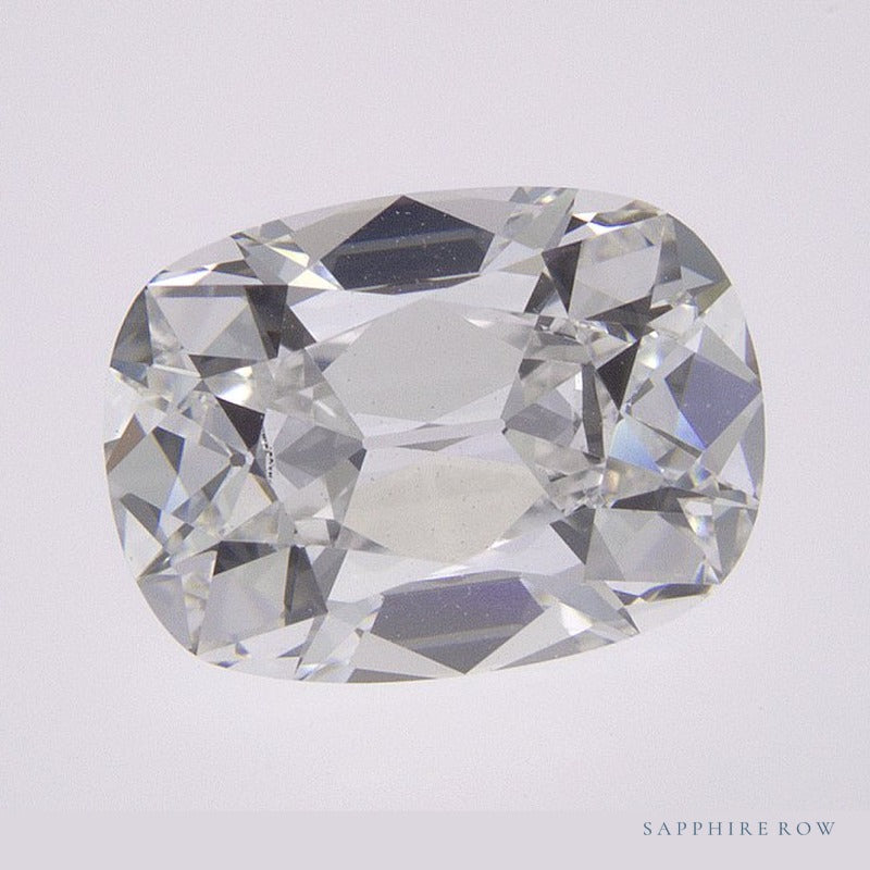 2.01 ct lab-grown diamond, elongated cushion cut | Sapphire Row · cut6