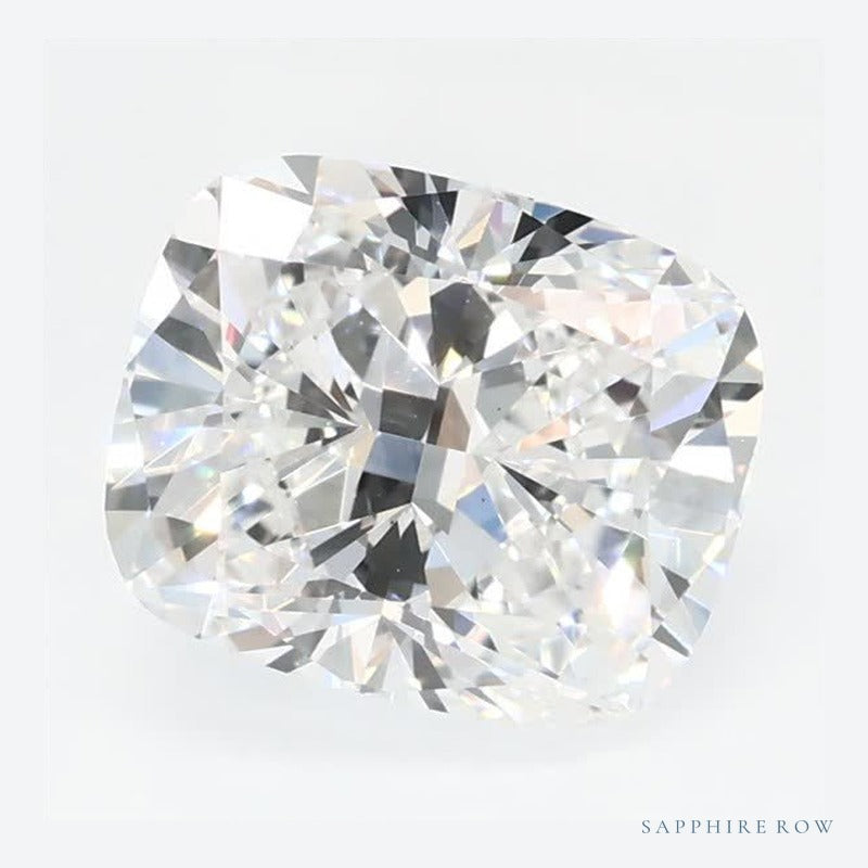 2.01 ct lab-grown diamond, elongated cushion cut | Sapphire Row · cut6