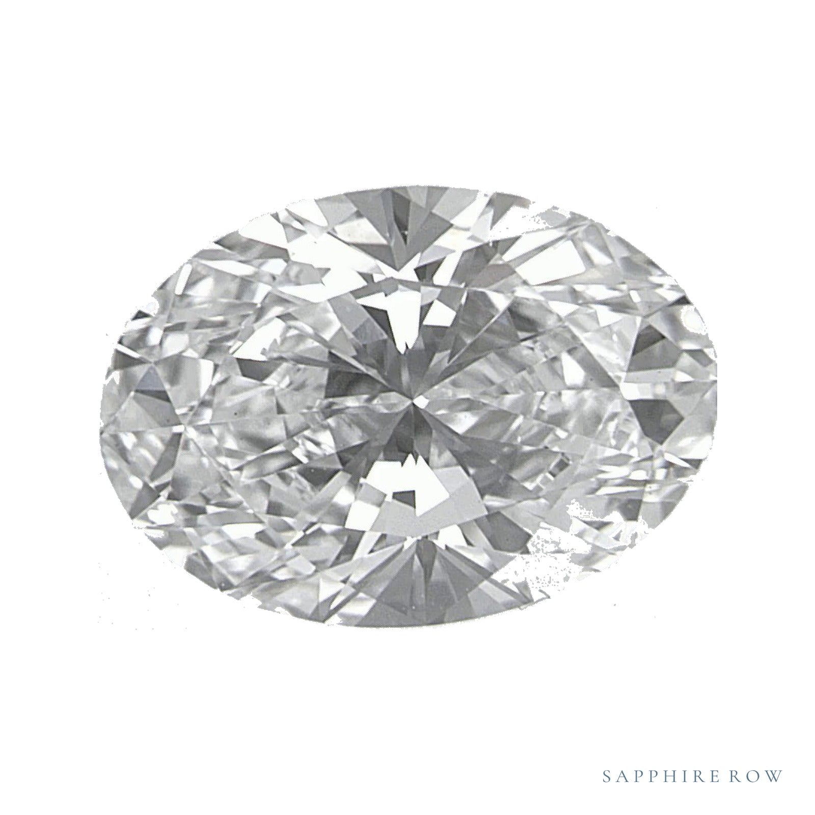 2.01 ct lab-grown diamond, oval cut | Sapphire Row · cut4