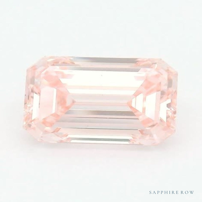 2.00 ct lab-grown fancy vivid pink diamond, emerald cut | Sapphire Row · cut6