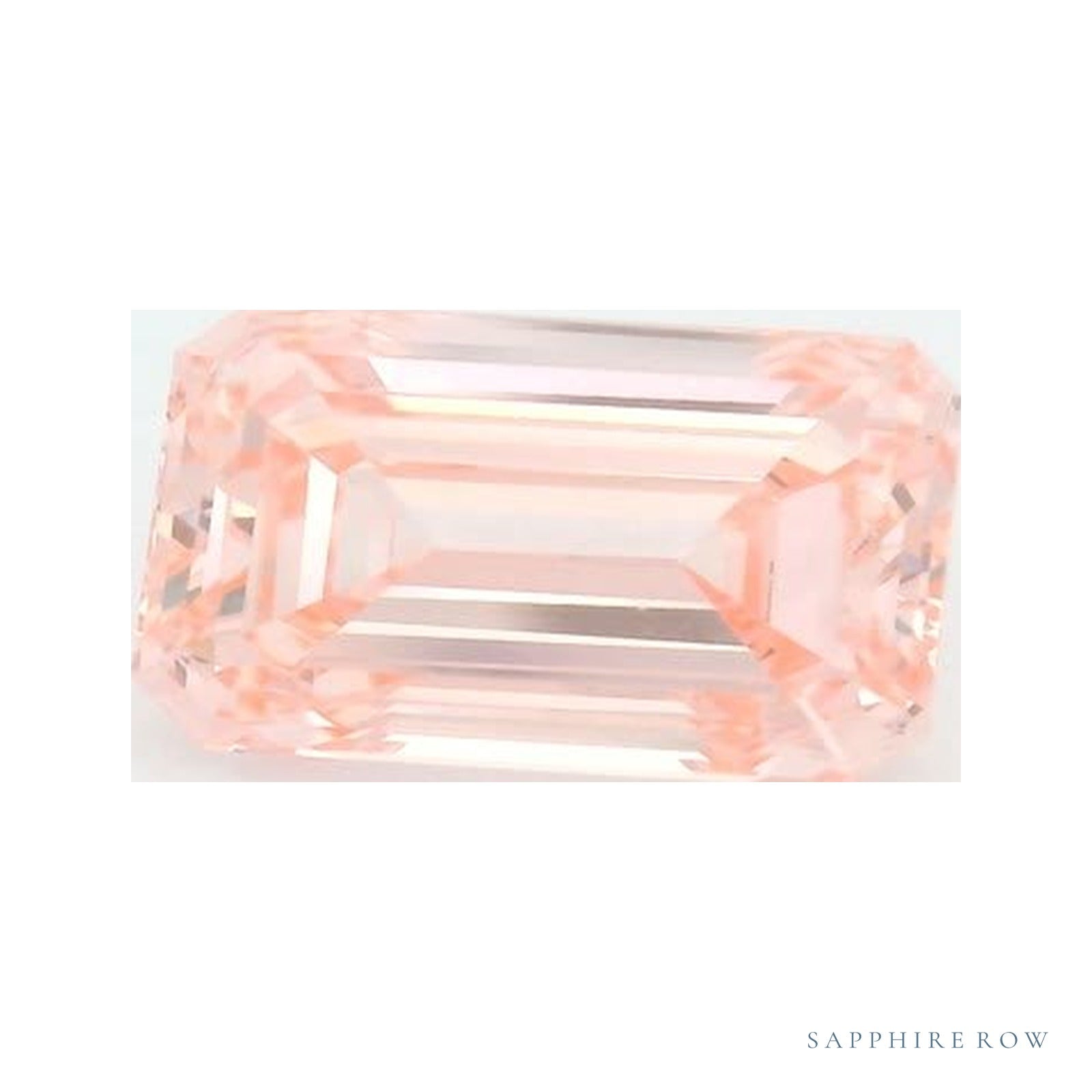 1.99 ct lab-grown fancy vivid pink diamond, emerald cut | Sapphire Row · cut4
