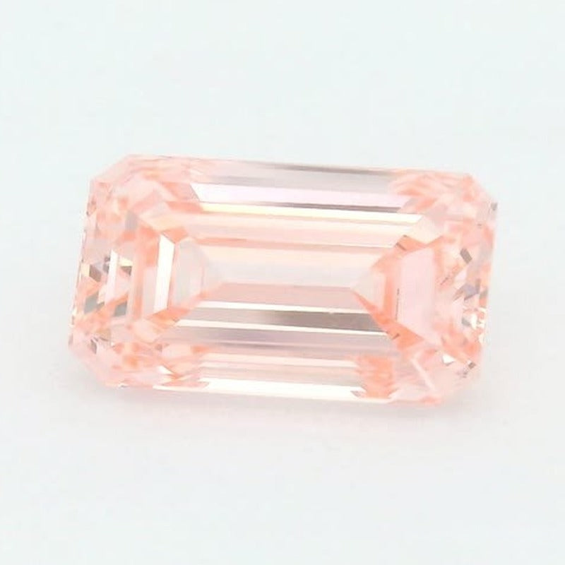 1.99 ct lab-grown fancy vivid pink diamond, emerald cut | Sapphire Row · cut7