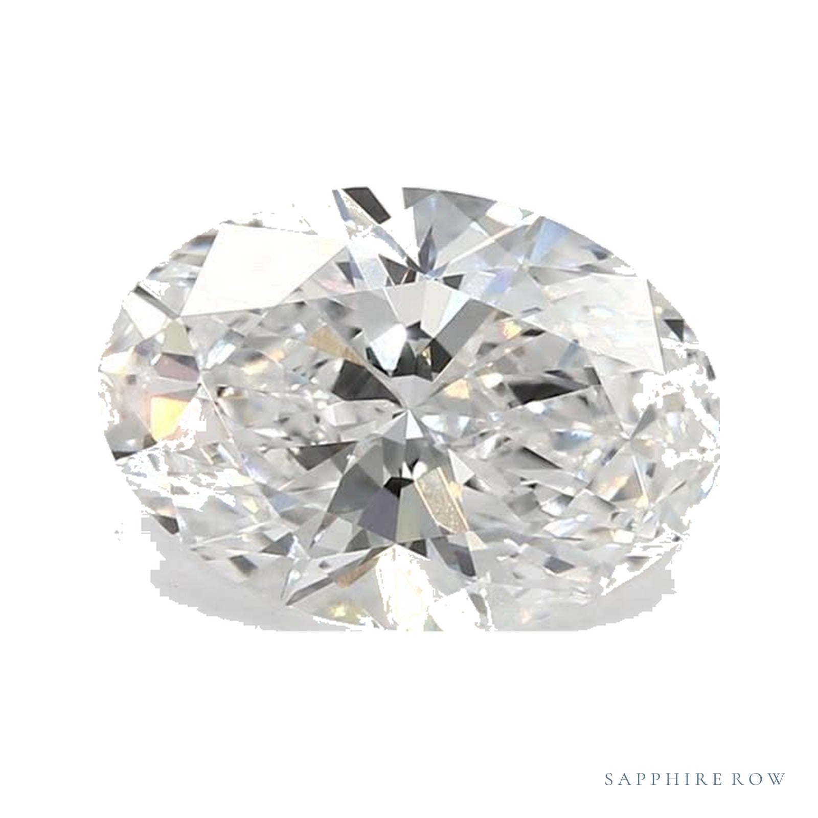 1.96 ct lab-grown diamond, oval cut | Sapphire Row · cut4