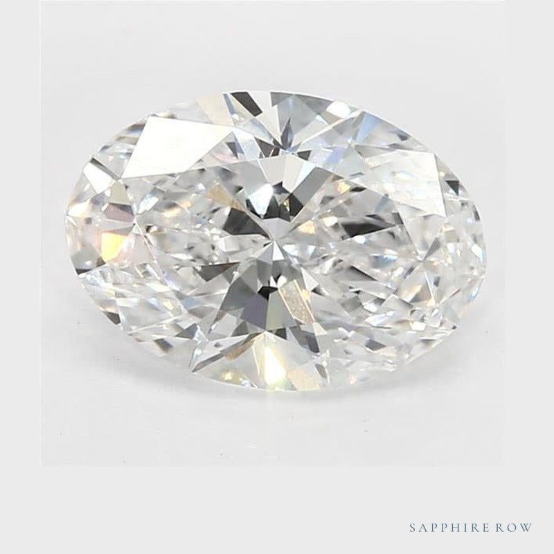 1.96 ct lab-grown diamond, oval cut | Sapphire Row · cut6
