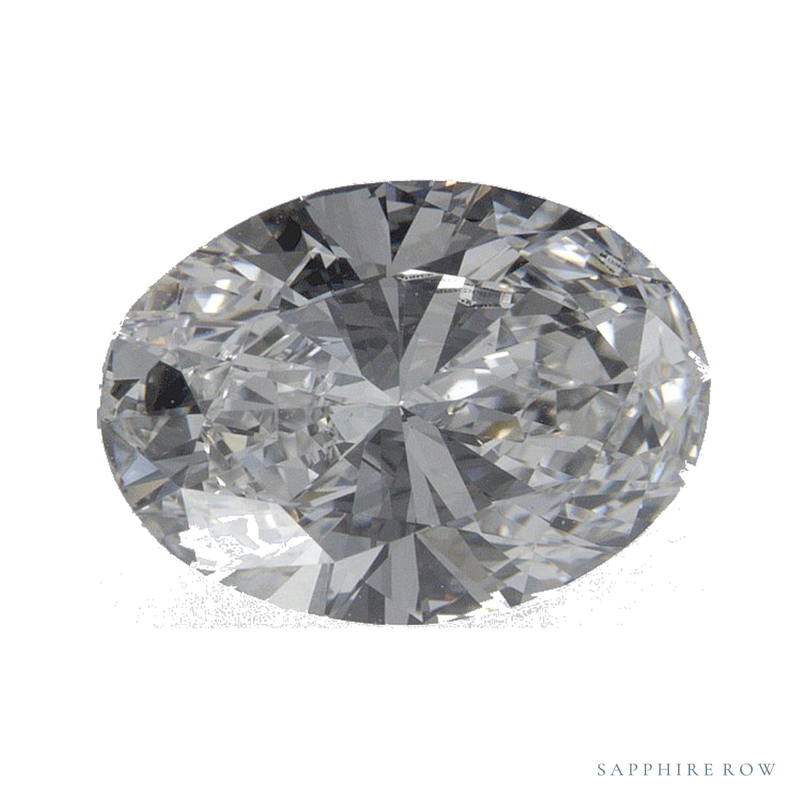1.95 ct lab-grown diamond, oval cut | Sapphire Row · cut4