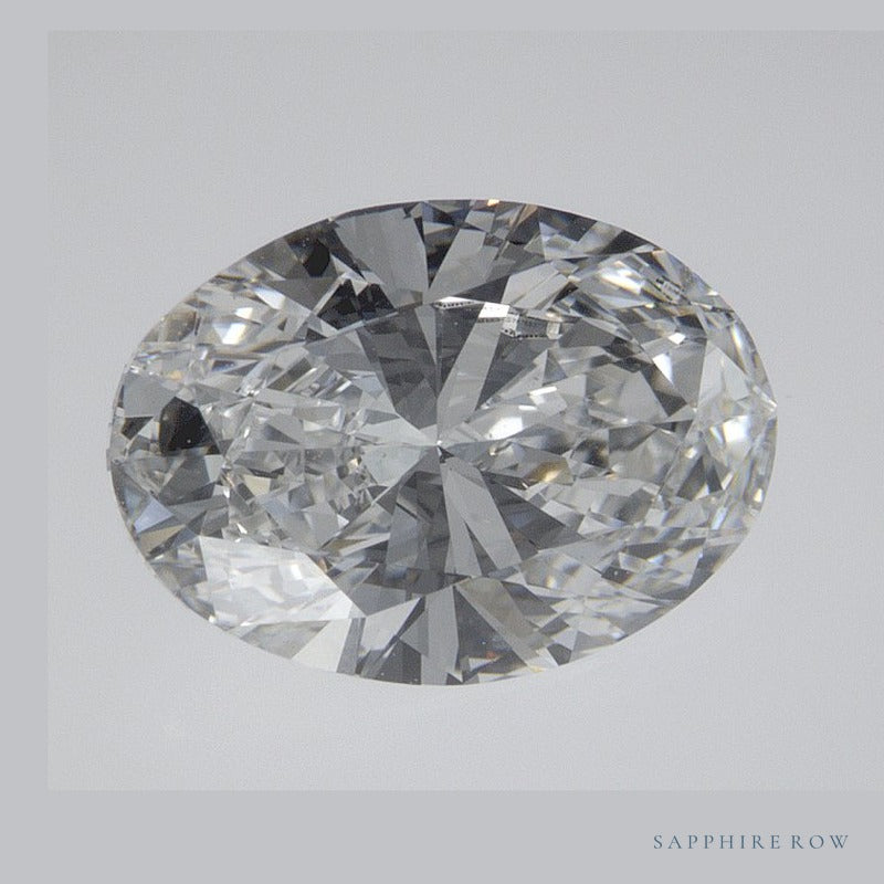 1.95 ct lab-grown diamond, oval cut | Sapphire Row · cut6