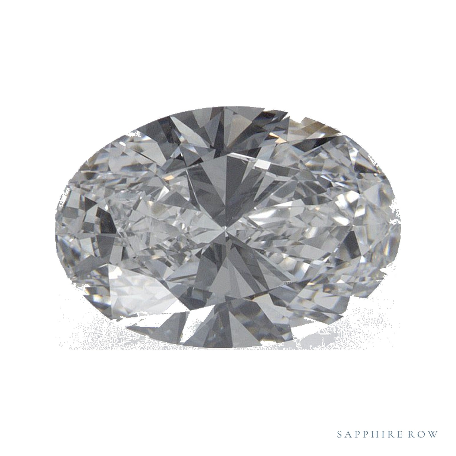 1.95 ct lab-grown diamond, oval cut | Sapphire Row · cut4