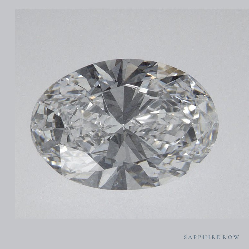 1.95 ct lab-grown diamond, oval cut | Sapphire Row · cut6