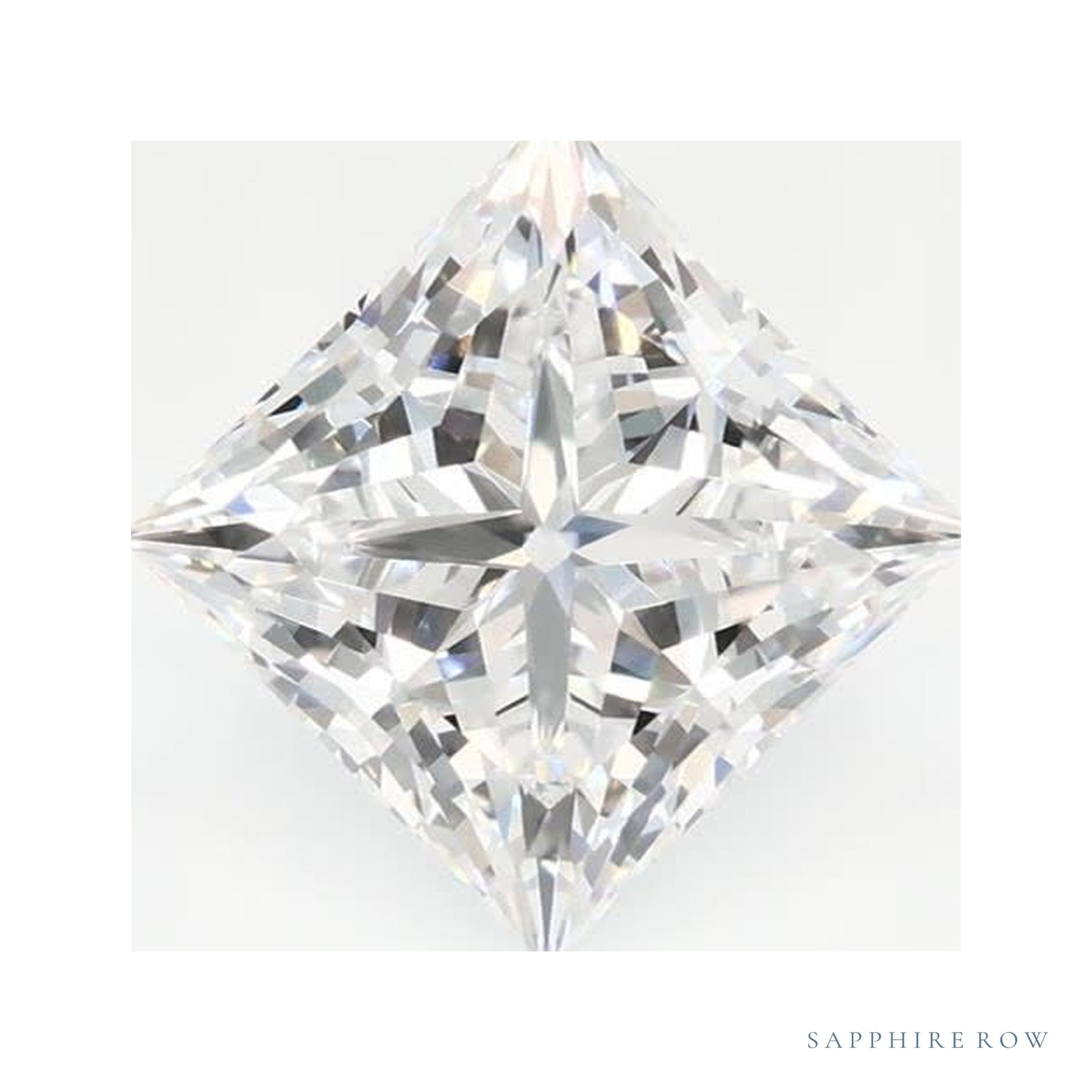 1.94 ct lab-grown diamond, square cut | Sapphire Row · cut4