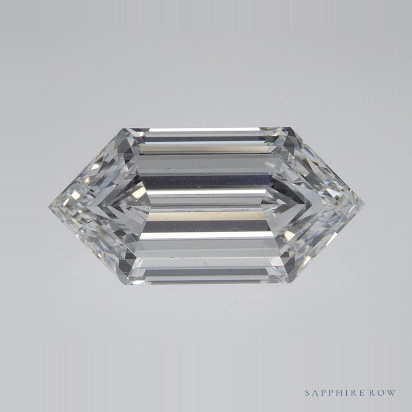 1.94 ct lab-grown diamond, elongated hexagon cut | Sapphire Row · cut7