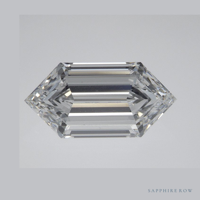1.94 ct lab-grown diamond, elongated hexagon cut | Sapphire Row · cut6