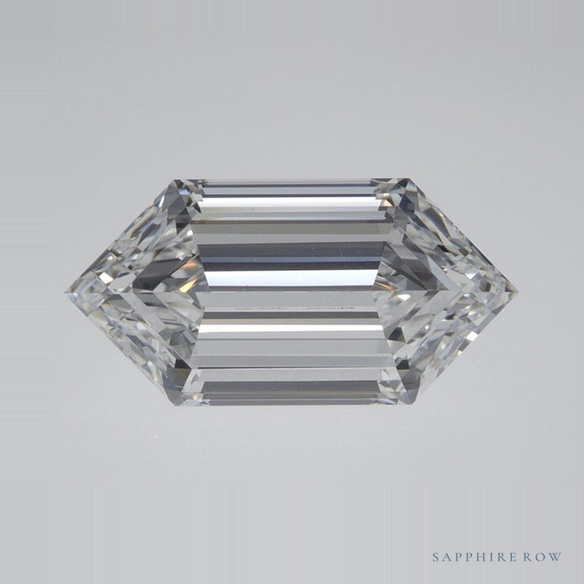 1.93 ct lab-grown diamond, elongated hexagon cut | Sapphire Row · cut7