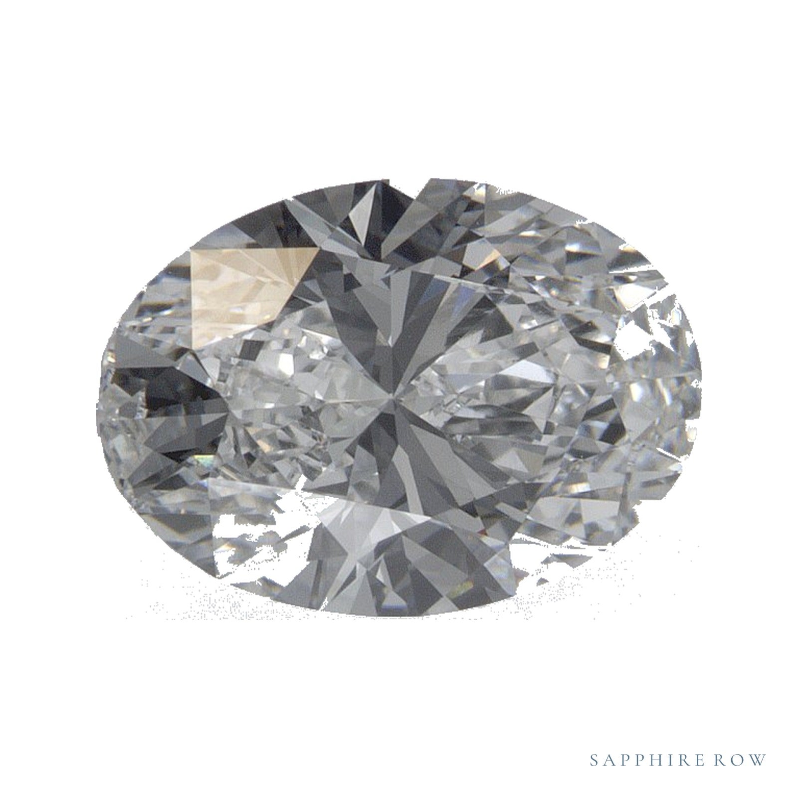 1.93 ct lab-grown diamond, oval cut | Sapphire Row · cut4