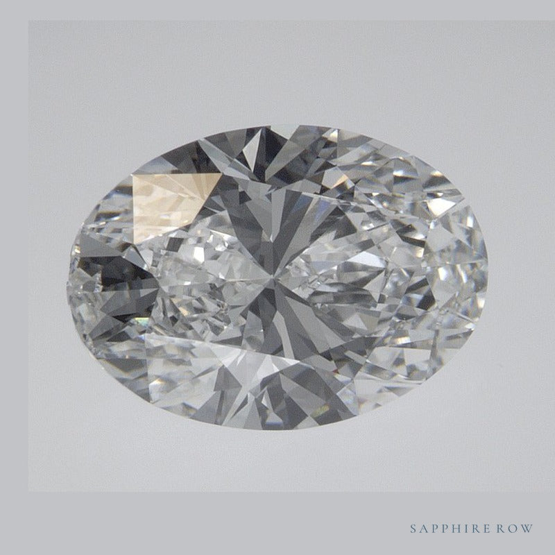 1.93 ct lab-grown diamond, oval cut | Sapphire Row · cut6