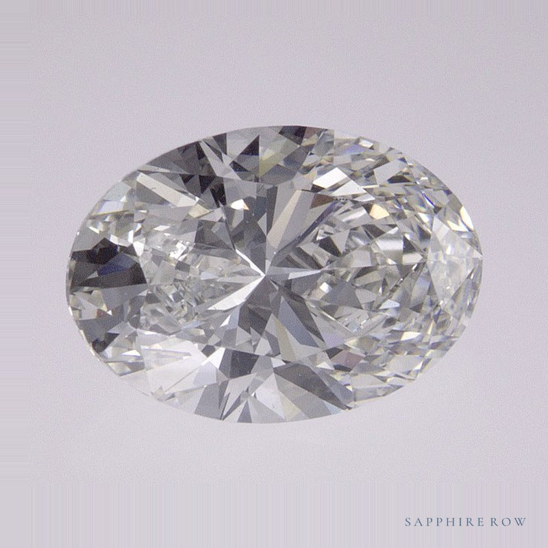 1.92 ct lab-grown diamond, oval cut | Sapphire Row · cut7