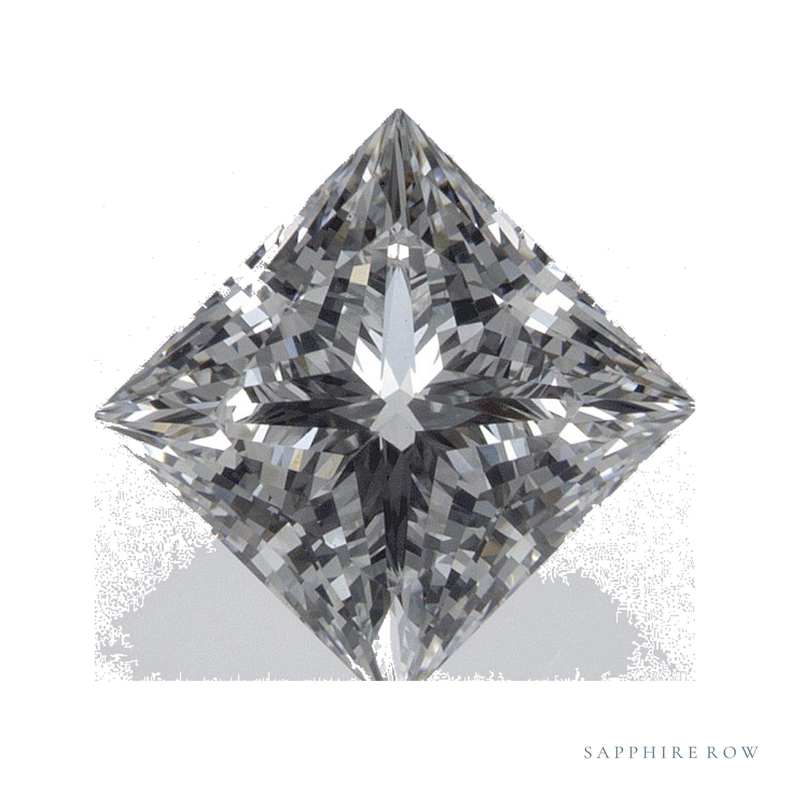 1.91 ct lab-grown diamond, square cut | Sapphire Row · cut4