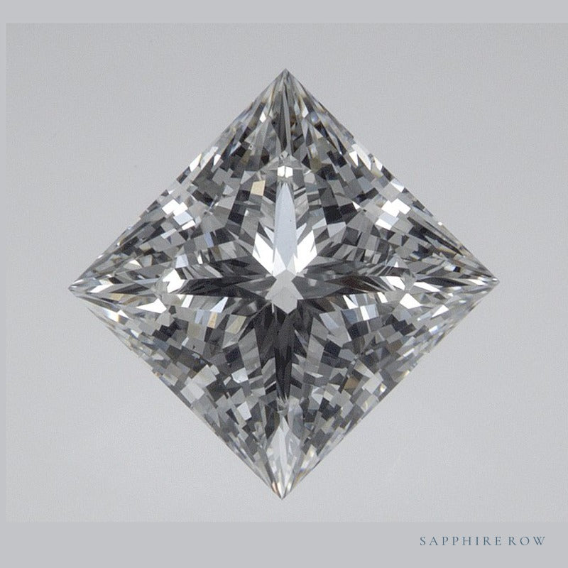 1.91 ct lab-grown diamond, square cut | Sapphire Row · cut6