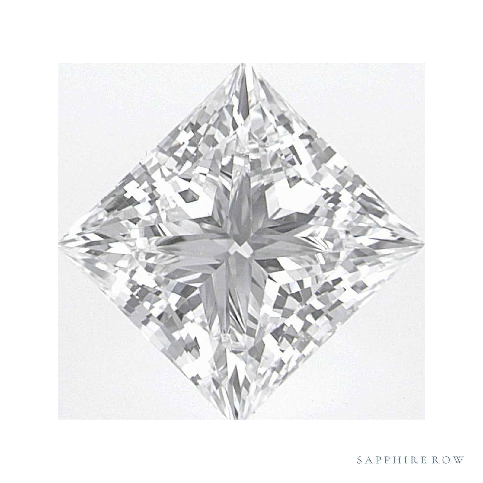 1.91 ct lab-grown diamond, square cut | Sapphire Row · cut4