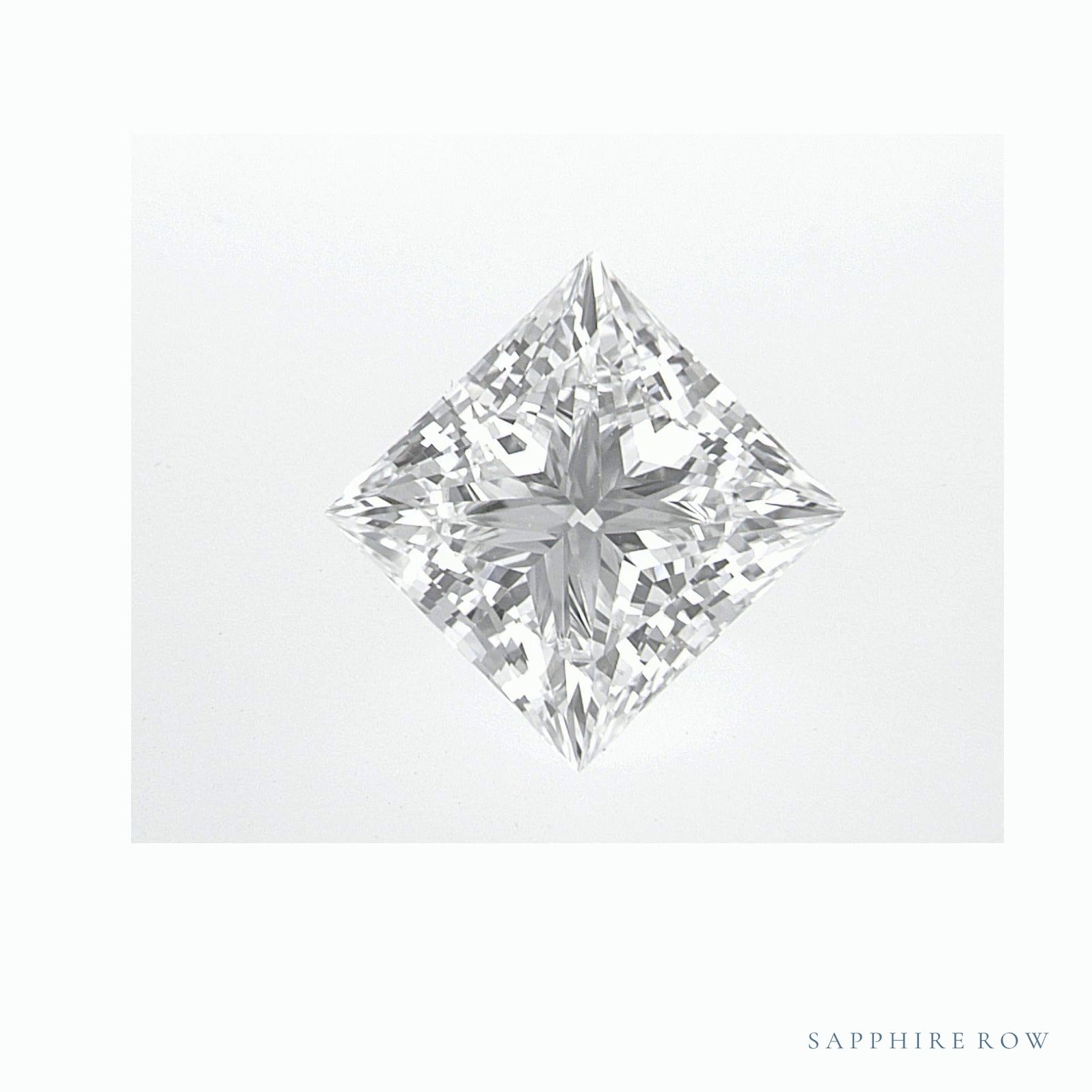 1.91 ct lab-grown diamond, square cut | Sapphire Row · cut6