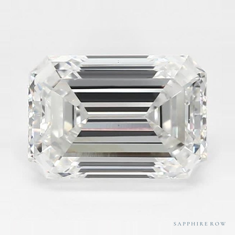 1.90 ct lab-grown diamond, emerald cut | Sapphire Row · cut7