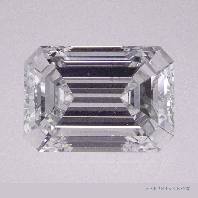 1.90 ct lab-grown diamond, emerald cut | Sapphire Row · cut6