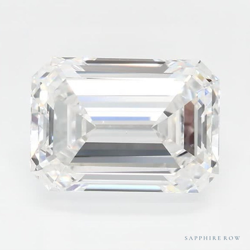 1.89 ct lab-grown diamond, emerald cut | Sapphire Row · cut6