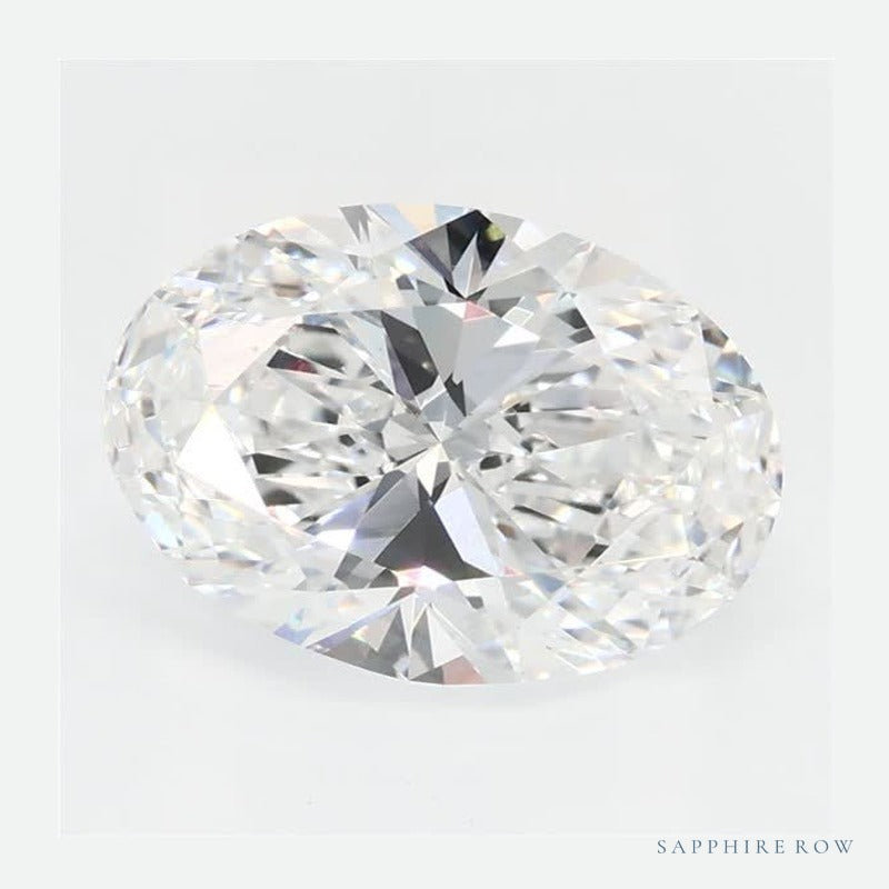 1.89 ct lab-grown diamond, oval cut | Sapphire Row · cut6