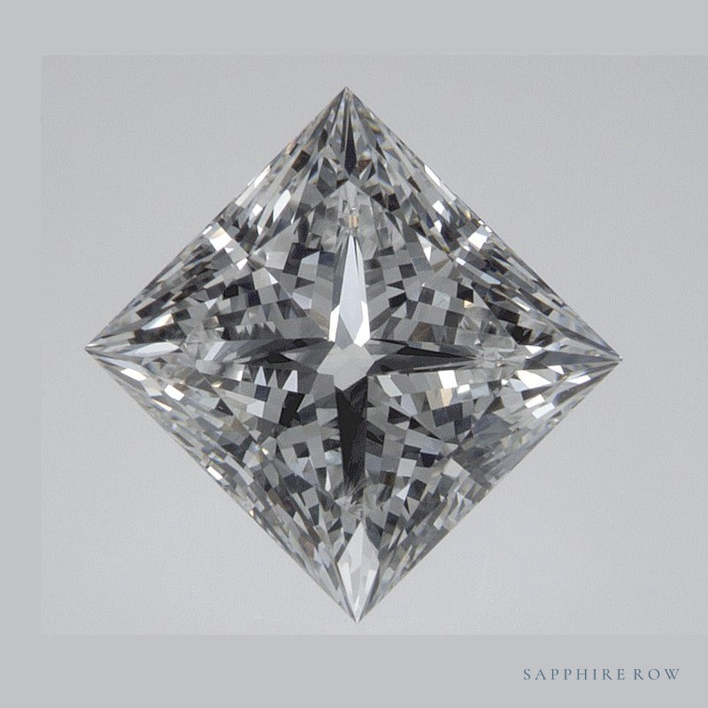 1.89 ct lab-grown diamond, square cut | Sapphire Row · cut6