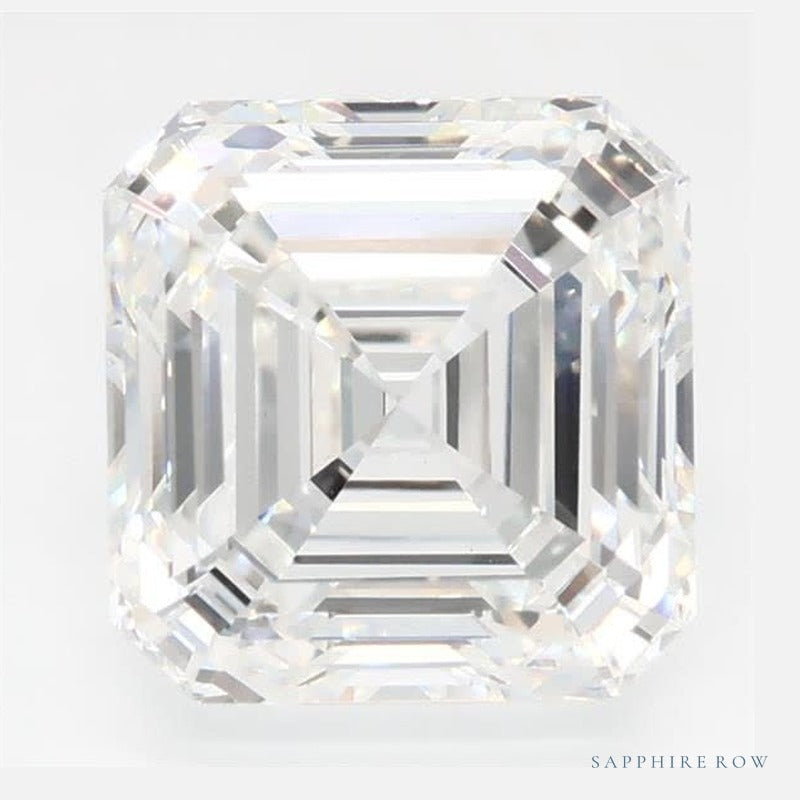 1.87 ct lab-grown diamond, asscher cut | Sapphire Row · cut6