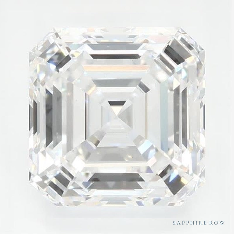 1.87 ct lab-grown diamond, asscher cut | Sapphire Row · cut6