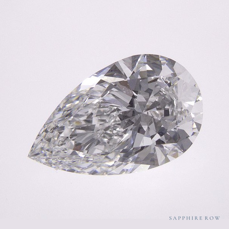 1.87 ct lab-grown diamond, pear cut | Sapphire Row · cut6