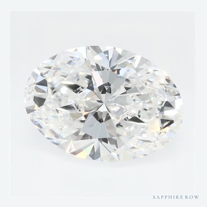 1.86 ct lab-grown diamond, oval cut | Sapphire Row · cut6