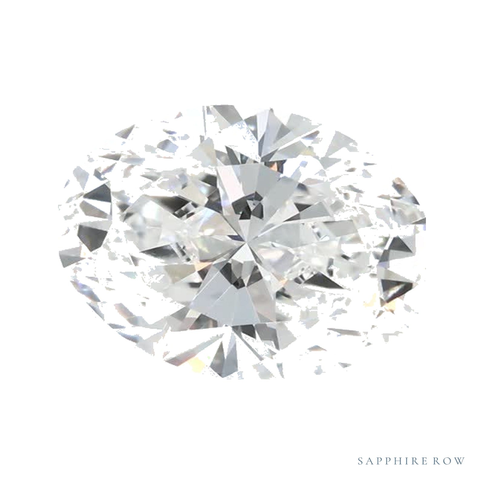 1.86 ct lab-grown diamond, oval cut | Sapphire Row · cut4