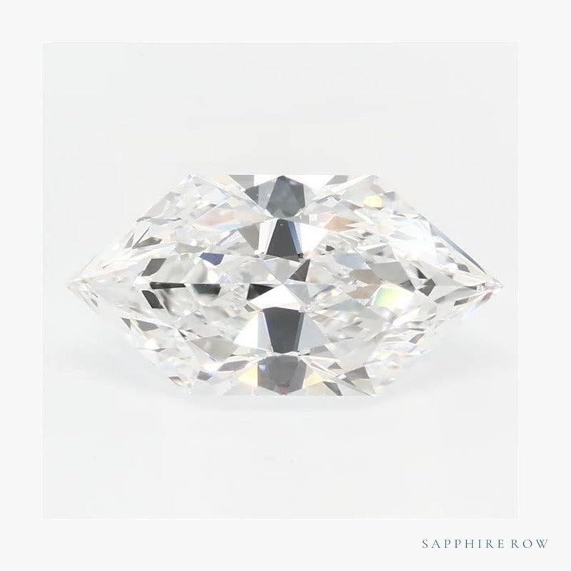 1.86 ct lab-grown diamond, elongated hexagon cut | Sapphire Row · cut6
