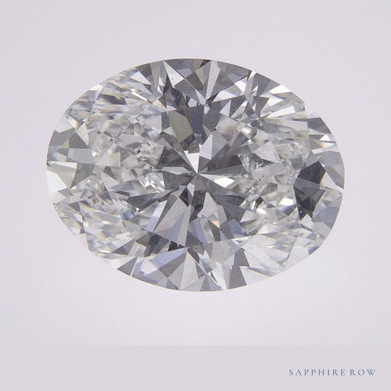 1.86 ct lab-grown diamond, oval cut | Sapphire Row · cut6