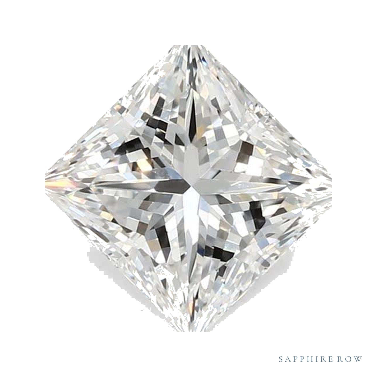 1.86 ct lab-grown diamond, square cut | Sapphire Row · cut4