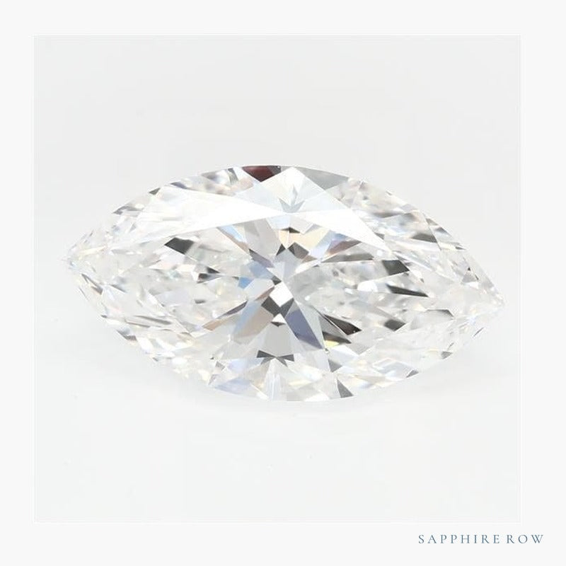 1.85 ct lab-grown diamond, marquise cut | Sapphire Row · cut6