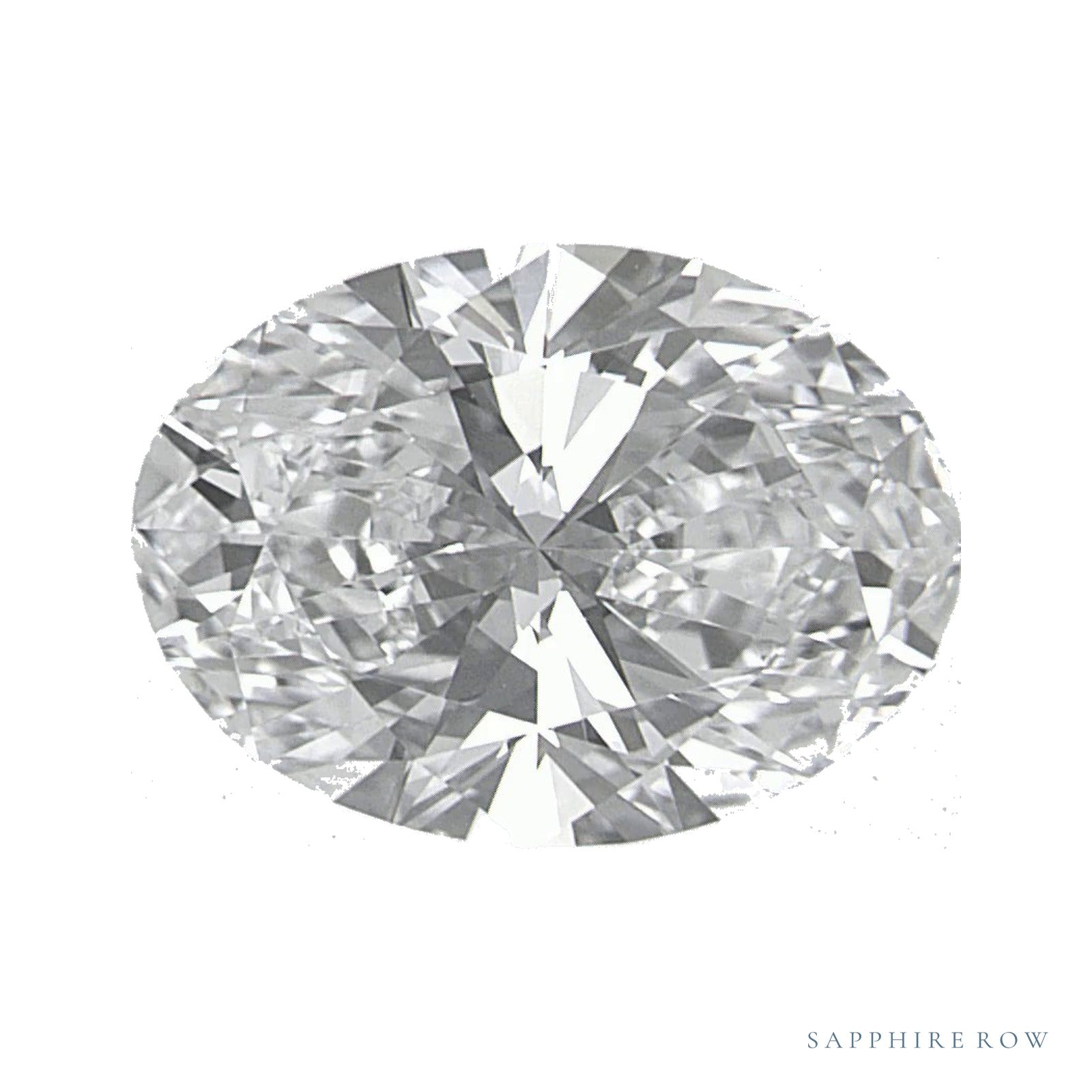 1.85 ct lab-grown diamond, oval cut | Sapphire Row · cut4
