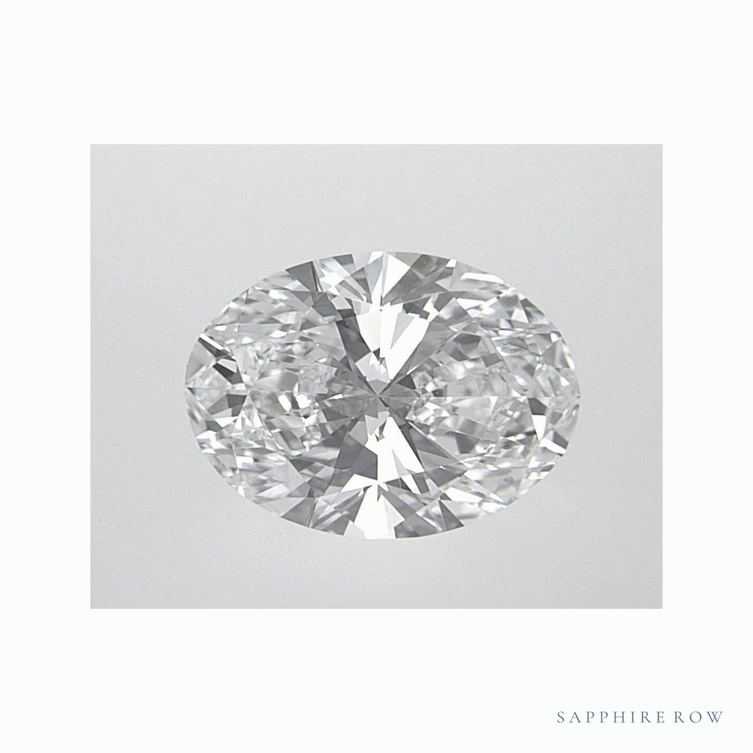 1.85 ct lab-grown diamond, oval cut | Sapphire Row · cut6