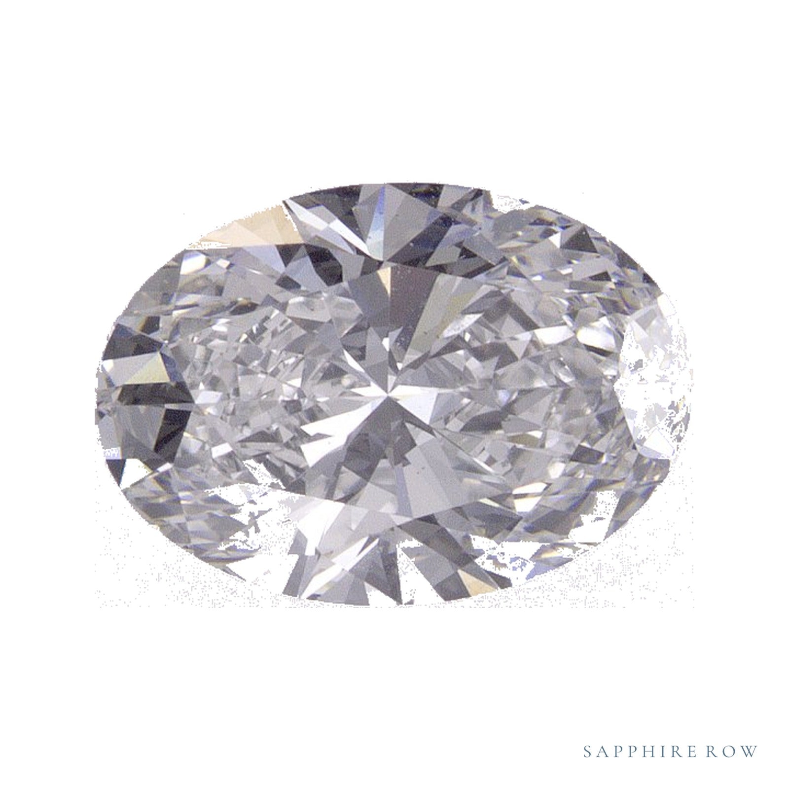 1.85 ct lab-grown diamond, oval cut | Sapphire Row · cut4