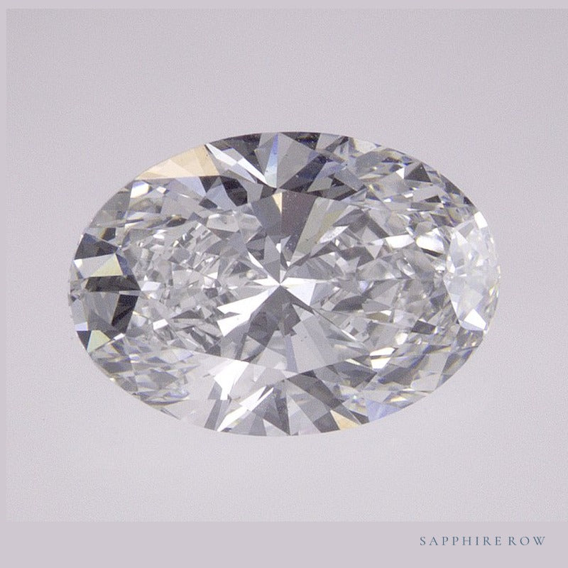1.85 ct lab-grown diamond, oval cut | Sapphire Row · cut6
