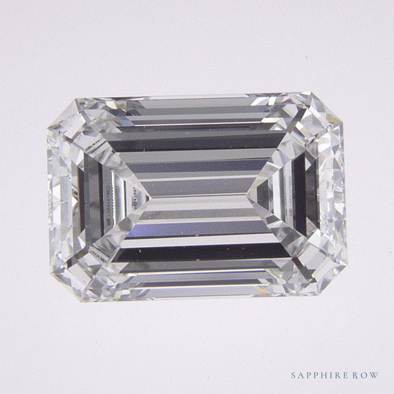 1.85 ct lab-grown diamond, emerald cut | Sapphire Row · cut6