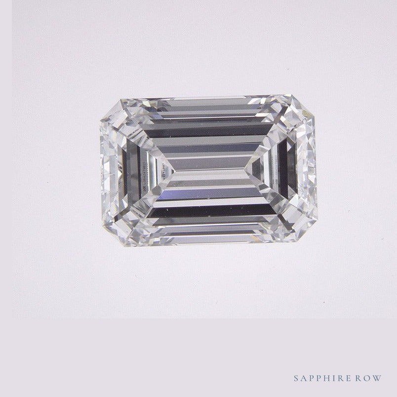 1.85 ct lab-grown diamond, emerald cut | Sapphire Row · cut6