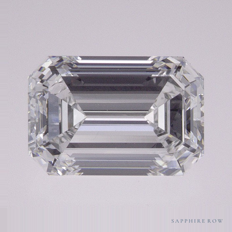 1.85 ct lab-grown diamond, emerald cut | Sapphire Row · cut6