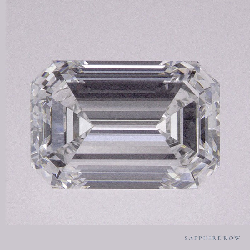 1.85 ct lab-grown diamond, emerald cut | Sapphire Row · cut6