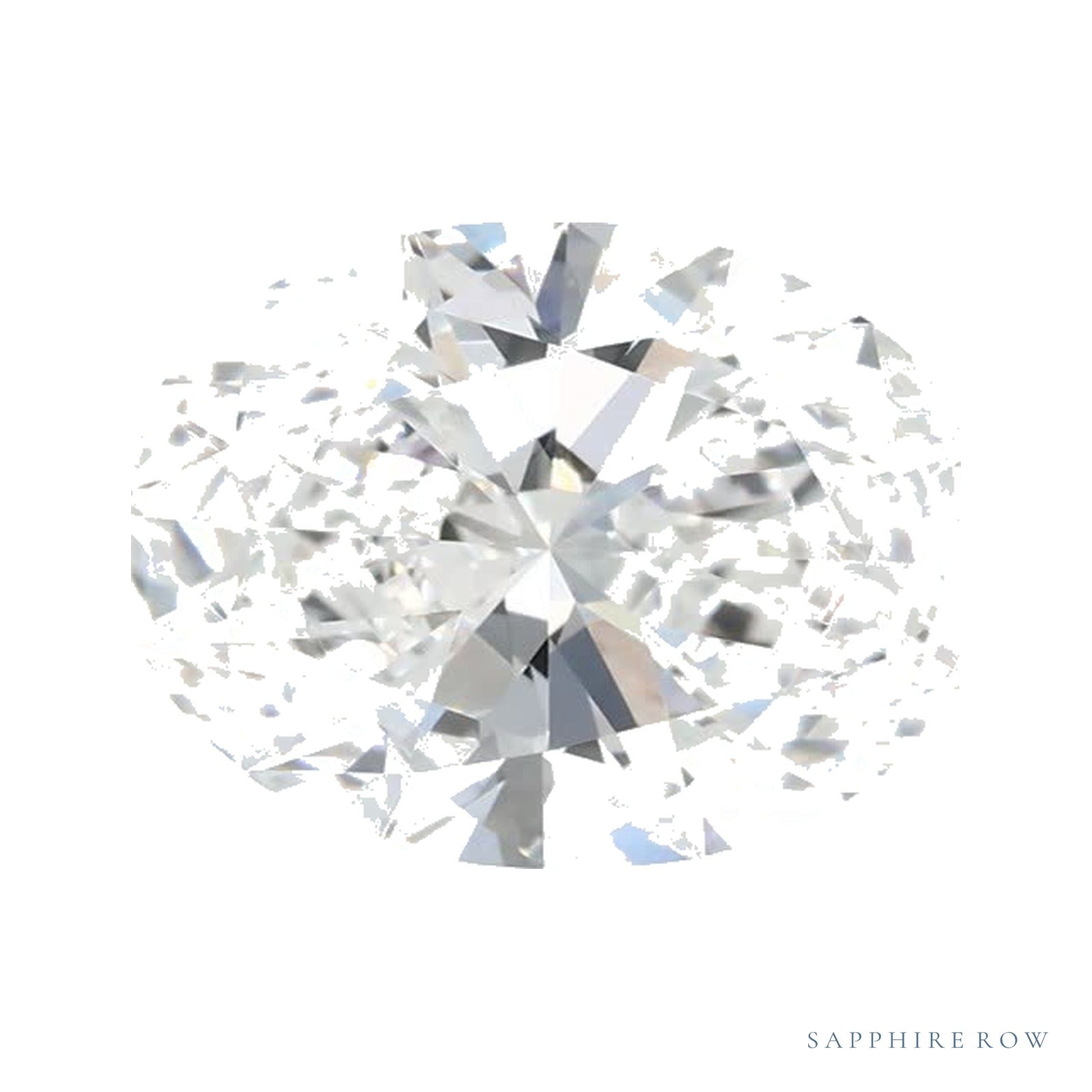 1.84 ct lab-grown diamond, oval cut | Sapphire Row · cut4