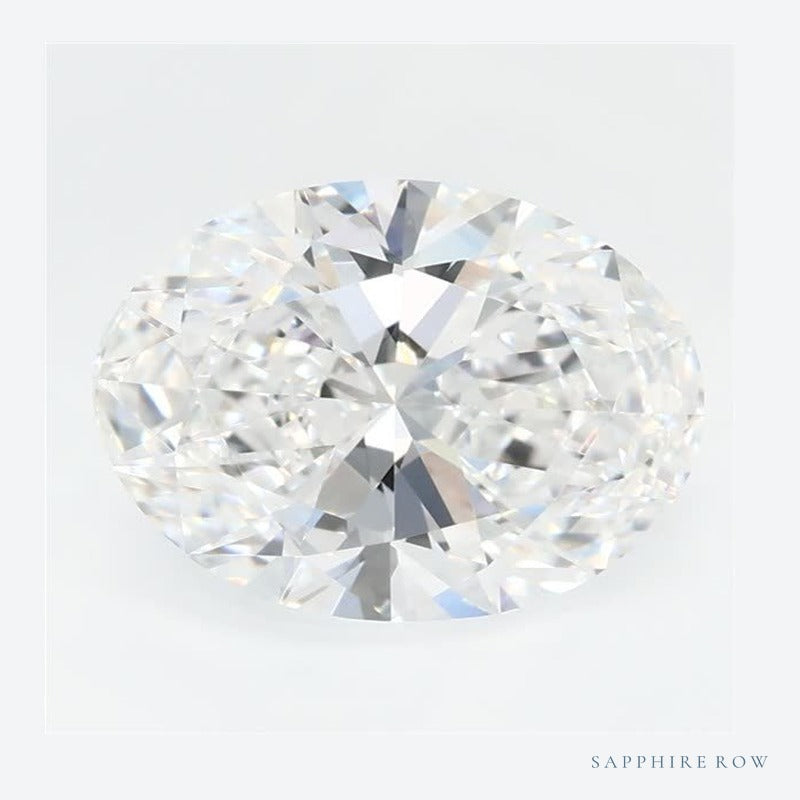 1.84 ct lab-grown diamond, oval cut | Sapphire Row · cut6