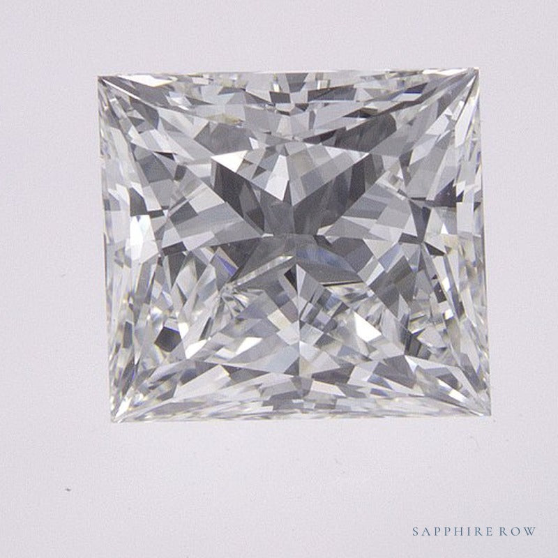1.84 ct lab-grown diamond, square cut | Sapphire Row · cut6