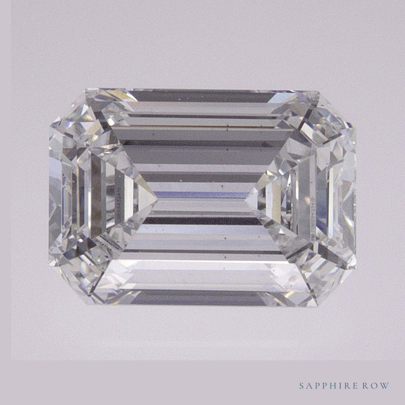 1.84 ct lab-grown diamond, emerald cut | Sapphire Row · cut6