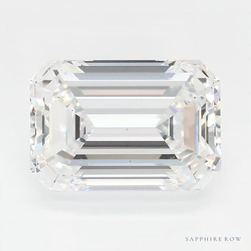 1.83 ct lab-grown diamond, emerald cut | Sapphire Row · cut6